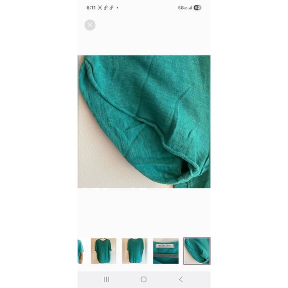 Free People We The Free Women's suze XS Oversized Grungecore Clarity Ringer Tee - Picture 8 of 12